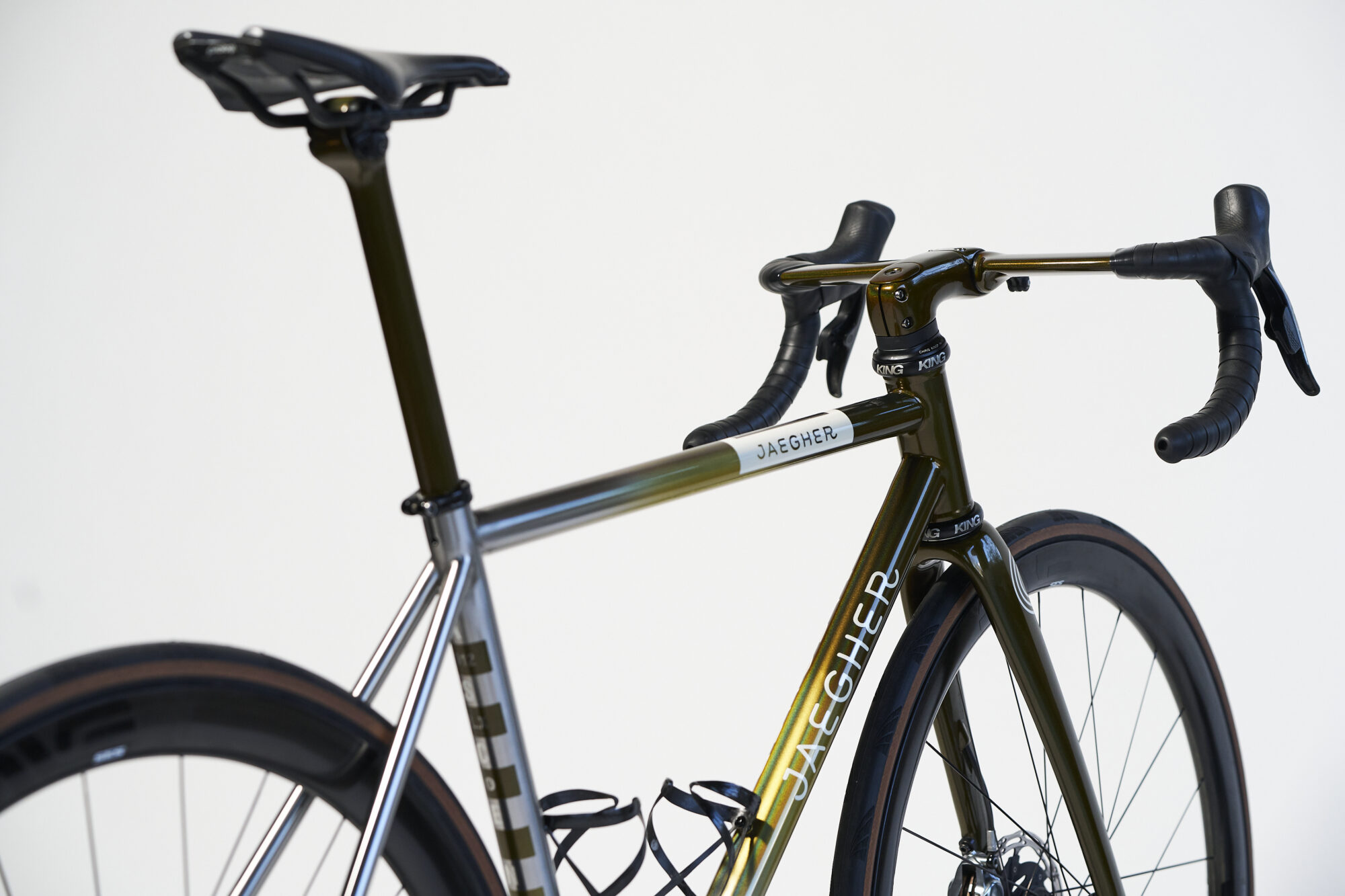 Jaegher Ascender in green, gold and stainless steel